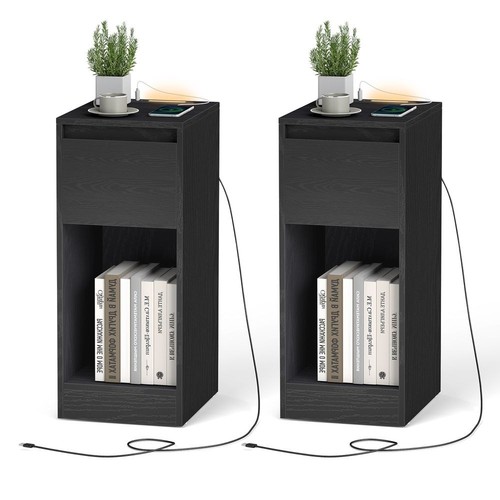 Set slim bedside tables - 2,