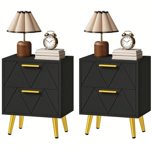 Set modern nightstand end - of,