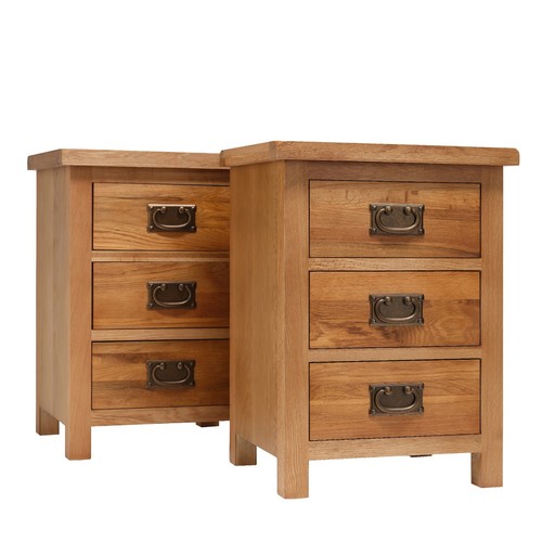 Pair baysdale rustic oak - of,