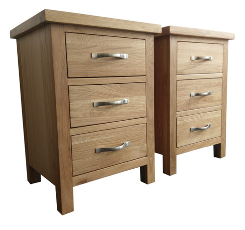 Pair bedsides drawer - of,