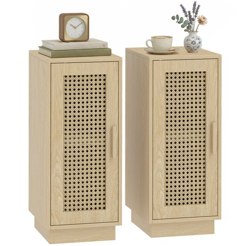 Homcom set bedside tables - bedside,