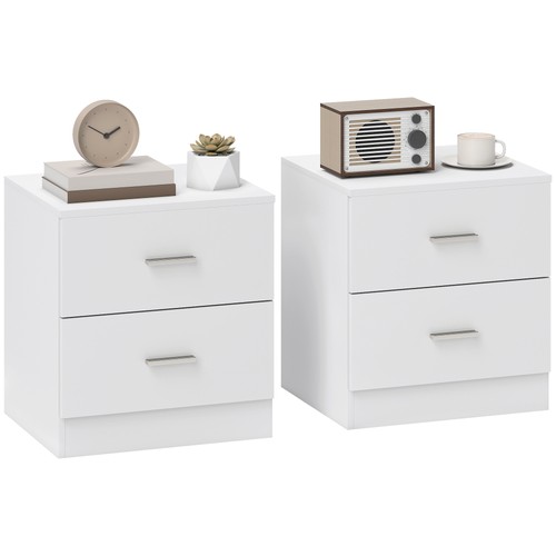 Homcom bedside tables - bedside, 2