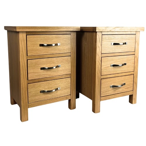 Hembury oak bedside tables - oak,