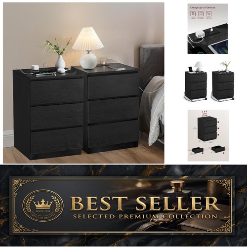 Contemporary bedside tables - bedside,