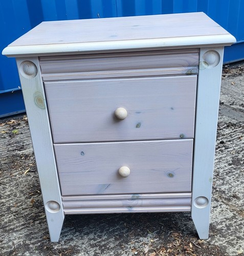 Solid pine bedside - solid,