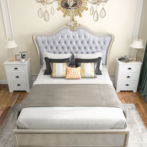 Rustic bedside tables - bedside,