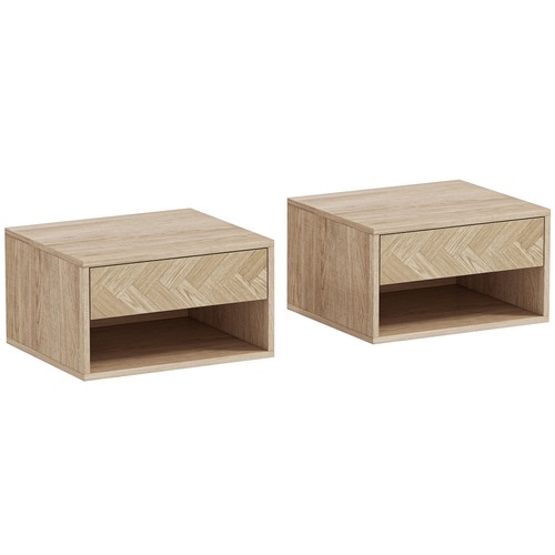 Set two floating bedside - two,