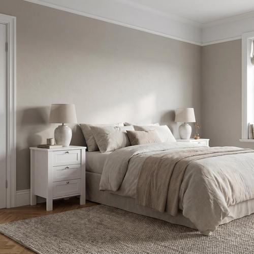 Set white 3 drawer - of,