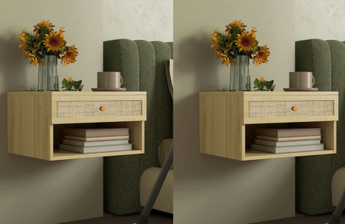 Floating bedside tables - bedside,