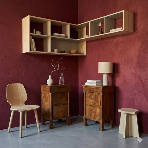 Antique bedside tables empire - bedside,