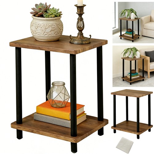 Small tier oak finish - tier,