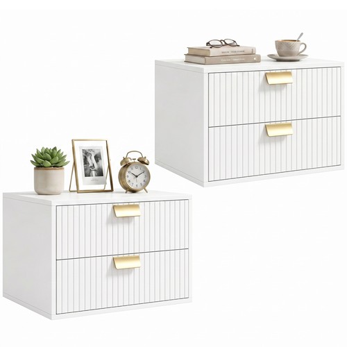 Homcom 2pcs modern floating - homcom,